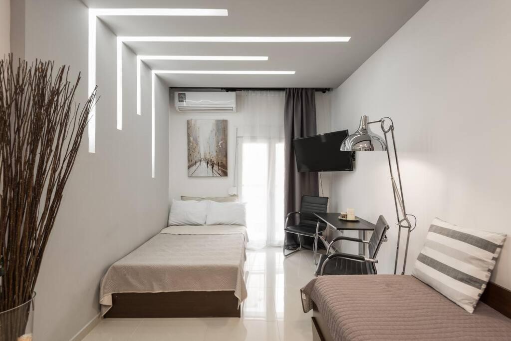 Modern Office Apartment.Wifi,2A/C,Luxury Fur/Tures Солун Екстериор снимка